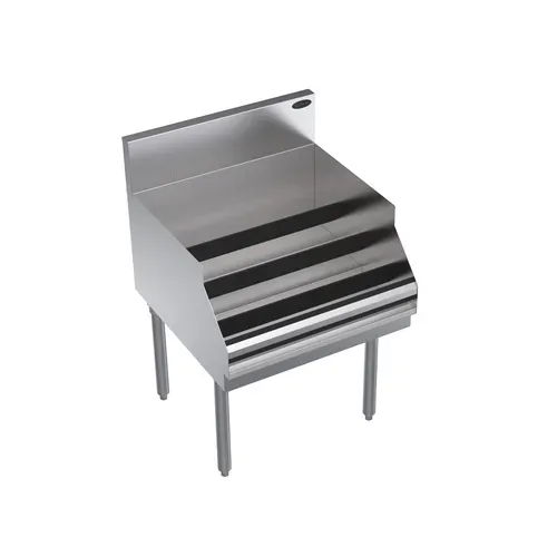 Krowne Metal Krowne Metal KR24-24RD Royal Series Underbar Liquor Bottle Display Unit,  freestanding,  24"W x 24"D (to match speedrail depth)