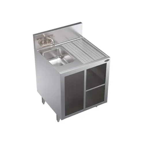 Krowne Metal Krowne Metal KR24-24SC-L Royal Series Underbar Wet Waste Cabinet