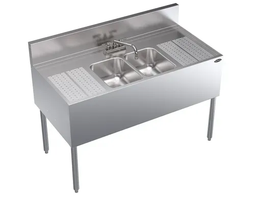 Krowne Metal Krowne Metal KR24-42C Underbar Sink Unit, Compartment with and / - 48"W x 24"D