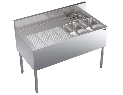 Krowne Metal Krowne Metal KR24-42R Underbar Sink Unit, Compartment with and / - 48"W x 24"D