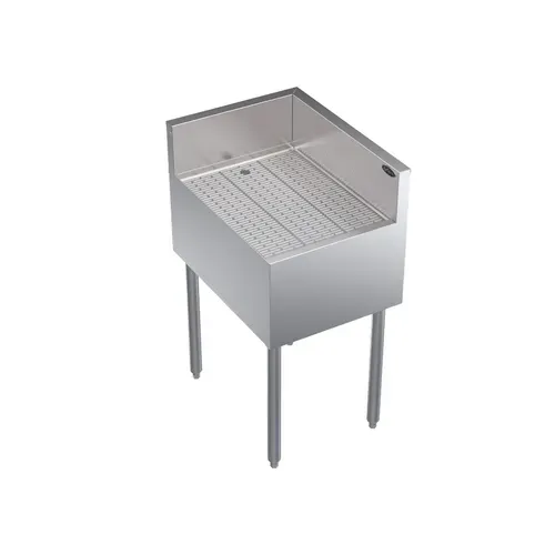 Krowne Metal Krowne Metal KR24-C18R Underbar Drainboard, with - 18.00"W x 24.00"D