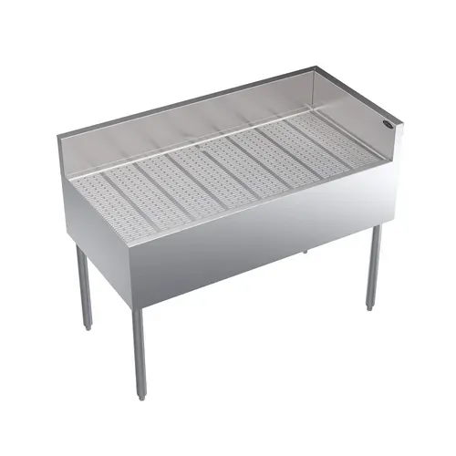 Krowne Metal Krowne Metal KR24-C48R Underbar Drainboard, with - 48.00"W x 24.00"D