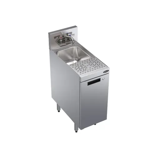 Krowne Metal Krowne Metal KR24-MD12-C Underbar Sink Unit, Compartment with and / - 12.00"W x 24.00"D