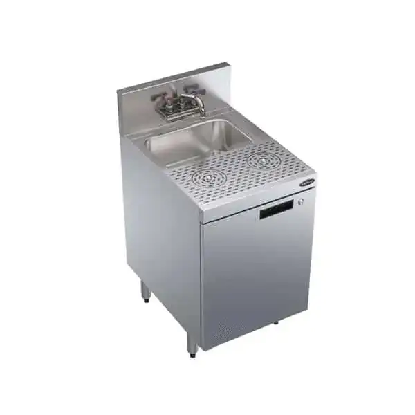 Krowne Metal KR24-MD18-C Underbar Sink Unit, Compartment with and / - 18.00"W x 24.00"D