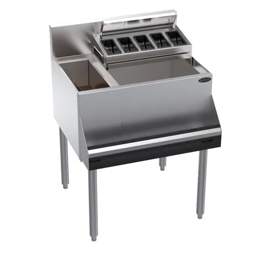 Krowne Metal Krowne Metal KR24-MS26R Underbar Ice Bin/Cocktail Station, Bottle Well Bin