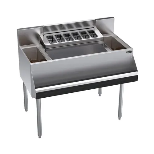 Krowne Metal Krowne Metal KR24-MS40C-10 Underbar Ice Bin/Cocktail Station, Bottle Well Bin