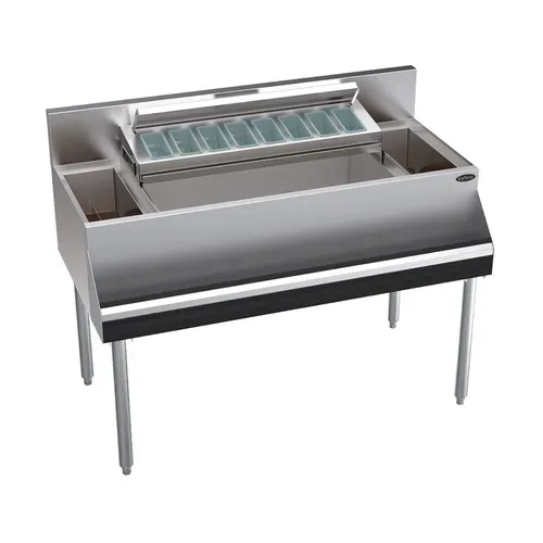 Krowne Metal Krowne Metal KR24-MS46C Underbar Ice Bin/Cocktail Station, Bottle Well Bin