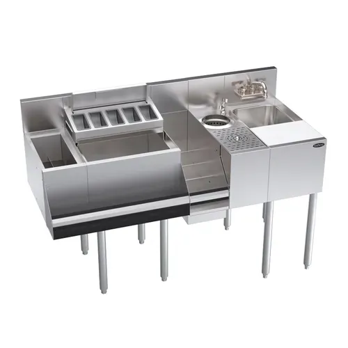 Krowne Metal Krowne Metal KR24-MX54-7 Royal Series Single Zero-Step Speed Station