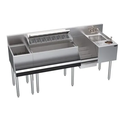 Krowne Metal Krowne Metal KR24-MX68A-10 Royal Series Single Zero-Step Speed Station