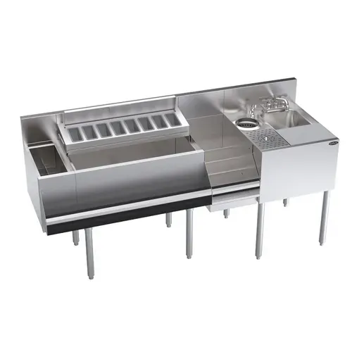 Krowne Metal Krowne Metal KR24-MX70 Royal Series Single Zero-Step Speed Station