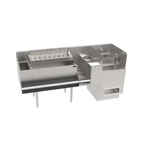 Krowne Metal Krowne Metal KR24-TCS72E Underbar Ice Bin/Cocktail Station, Bottle Well Bin