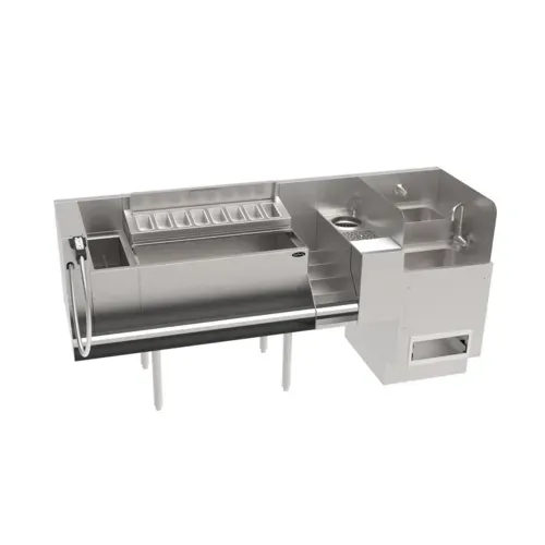 Krowne Metal Krowne Metal KR24-TCS76B-10 Underbar Ice Bin/Cocktail Station, Bottle Well Bin