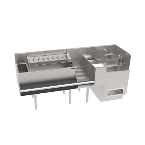 Krowne Metal Krowne Metal KR24-TCS76F Underbar Ice Bin/Cocktail Station, Bottle Well Bin