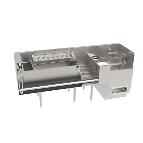 Krowne Metal Krowne Metal KR24-TCS80C-10 Underbar Ice Bin/Cocktail Station, Bottle Well Bin