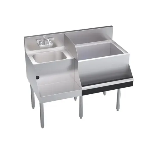 Krowne Metal Krowne Metal KR24-W42R-10 Royal Series Underbar Ice Bin/Cocktail Station
