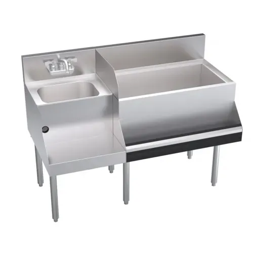 Krowne Metal Krowne Metal KR24-W48R-10 Royal Series Underbar Ice Bin/Cocktail Station