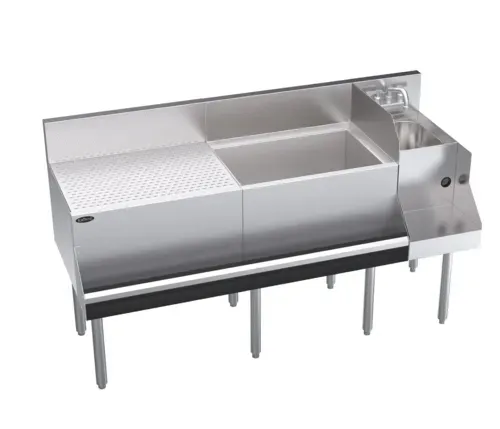 Krowne Metal Krowne Metal KR24-W60A-10 Royal Series Underbar Ice Bin/Cocktail Station
