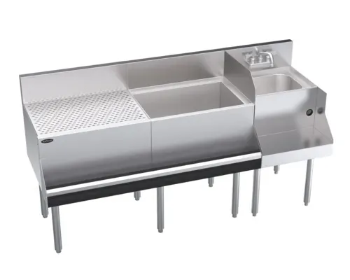 Krowne Metal Krowne Metal KR24-W66A-10 Royal Series Underbar Ice Bin/Cocktail Station
