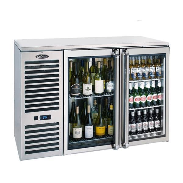 Krowne Metal NS52 Silver Refrigerated Back Bar Storage