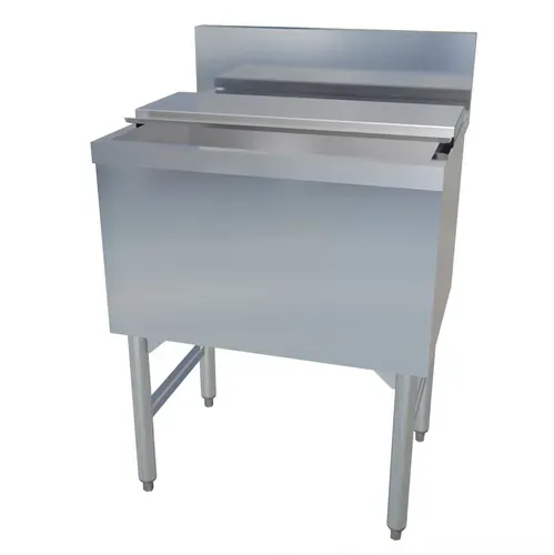 LaCrosse Cooler SD12IC Sinkronization 19 Ice Chest, Stainless and Galvanized Steel with 50 lbs. Ice Capacity - 12"W x 19"D