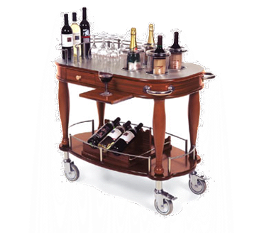 Lakeside Manufacturing Manufacturing 70038 Wine Cart-Bordeaux Lakeside Manufacturing Manufacturing 70038 Wine Cart-Bordeaux