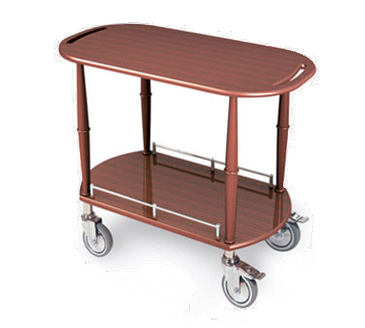 Lakeside Manufacturing Manufacturing 70524 Serving Cart-Spice Lakeside Manufacturing Manufacturing 70524 Serving Cart-Spice