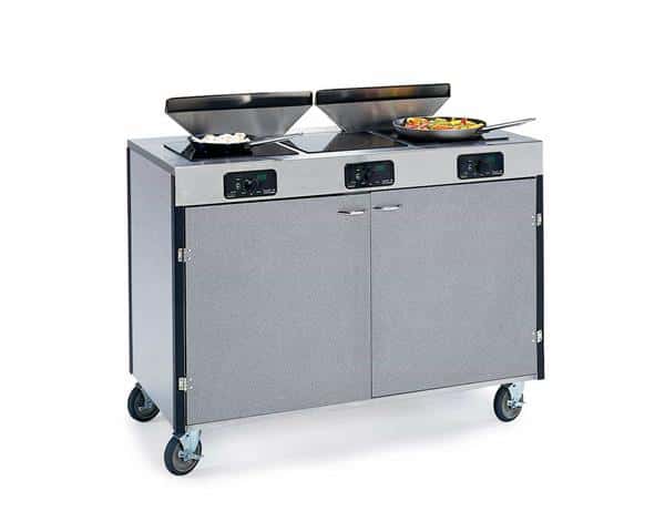 Lakeside Manufacturing Manufacturing 2085 Creation Express" Station Mobile Cooking Cart Lakeside Manufacturing Manufacturing 2085 Creation Express" Station Mobile Cooking Cart
