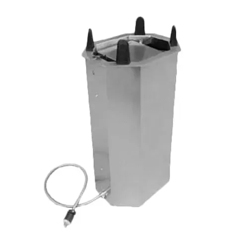 Lakeside Manufacturing V6011 Heated Shielded Oval Drop-In Dish Dispenser for 8" x 10 3/4" to 8 1/2" x 11 1/2" Dishes