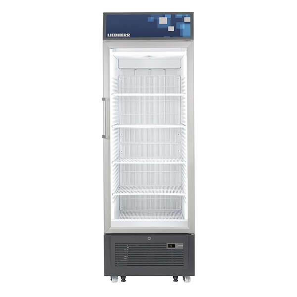 Liebherr BCDV 4613 26.44'' White 1 Section Swing Refrigerated Glass Door Merchandiser