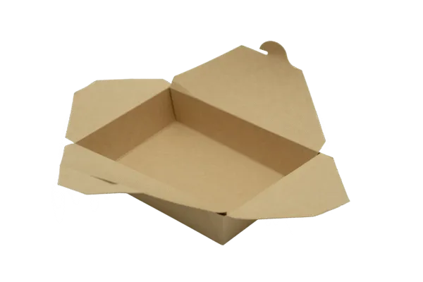 Karat LOLFP-FTG54K Karat 54 fl oz Fold-To-Go Box #2, Kraft - 200 pcs