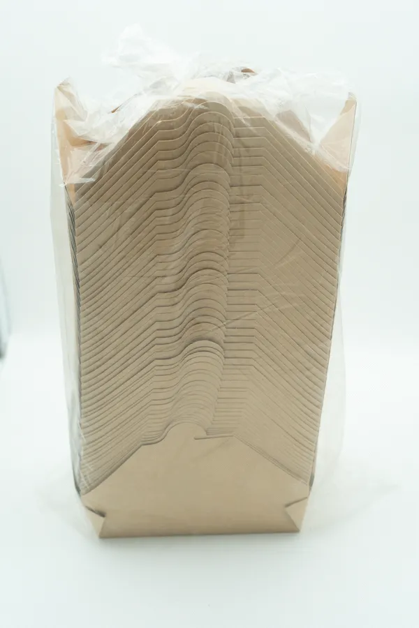 Karat LOLFP-FTG54K Karat 54 fl oz Fold-To-Go Box #2, Kraft - 200 pcs
