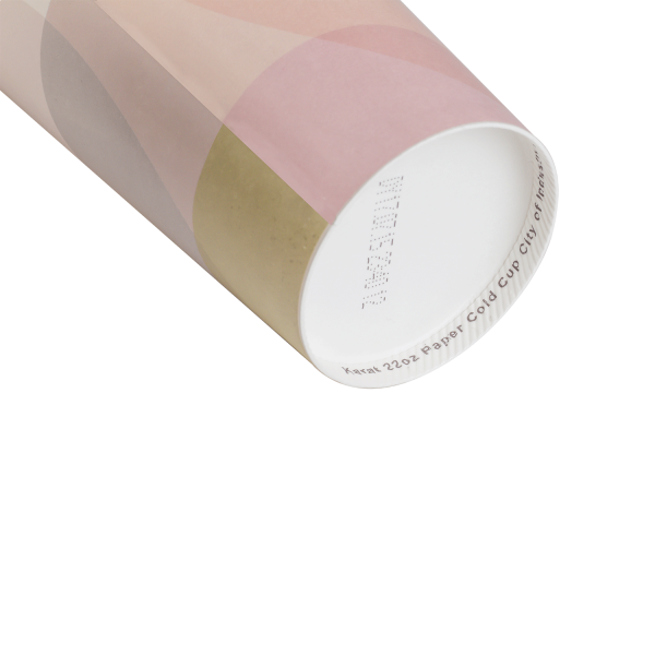 Karat LOLC-KCP22 Karat 22oz Paper Cold Cups (90mm), Kold Print - 1,000 pcs