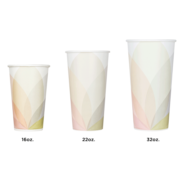 Karat LOLC-KCP22 Karat 22oz Paper Cold Cups (90mm), Kold Print - 1,000 pcs