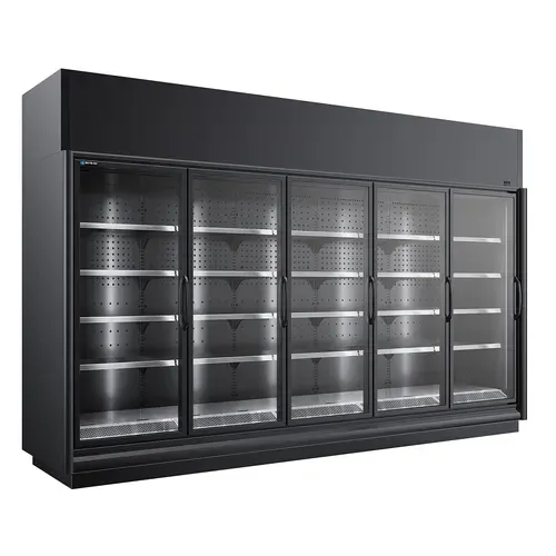 Master-Bilt BEL-5-30SC 153.31'' Section Glass Door Merchandiser Freezer