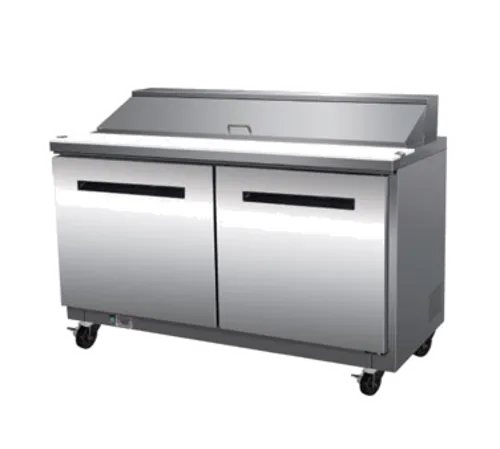 Maxx Cold MXCR48MHC 48.20'' 2 Door Mega Top Refrigerated Sandwich / Salad Prep Table