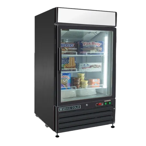 Maxx Cold MXM1-12FBHC 25.00'' Section Glass Door Merchandiser Freezer