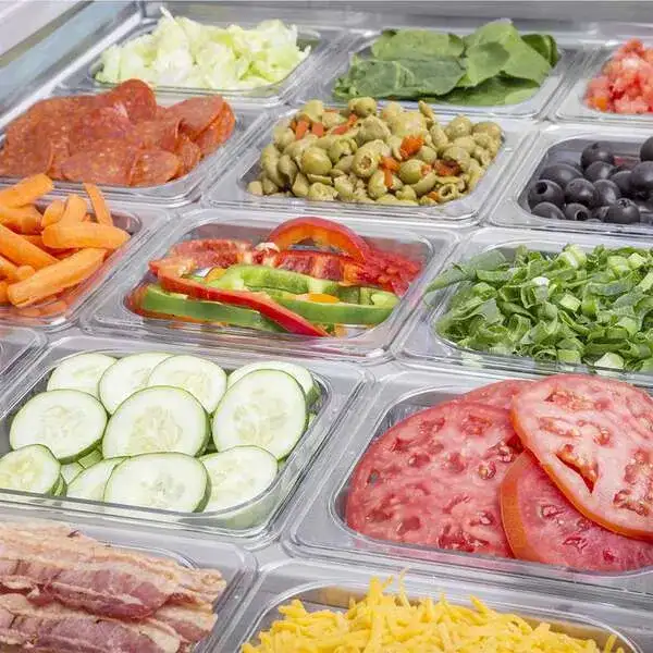 Maxx Cold MXCR48MHC 48.20'' 2 Door Mega Top Refrigerated Sandwich / Salad Prep Table