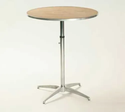 Maywood Furniture MP24RDPEDADJ Standard Pedestal Table