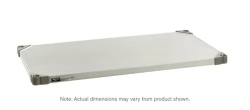 Metro 1824NFS Super Erecta® 18 Gauge Stainless Steel Solid Shelf - 24"W x 18"D