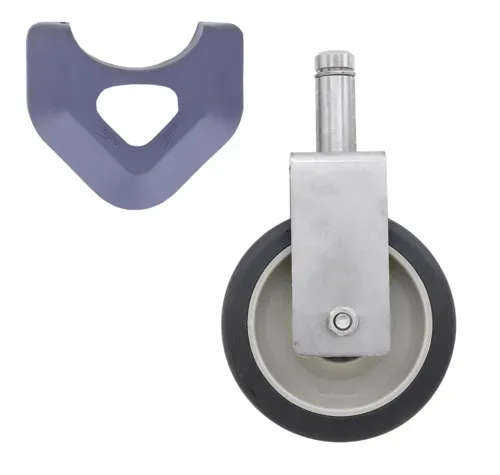 Metro 5MPRXGSA Stainless Steel Cart-Washable Stem Caster