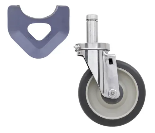Metro 5MPXGSA Stainless Steel Cart-Washable Stem Caster