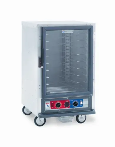 Metro C515-CFC-U C5™ 1 Series Half Height Clear Door Uninsulated Mobile Proofing and Holding Cabinet, 120 Volts