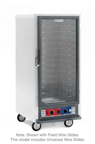 Metro C517-CFC-UA C5™ 1 Series 3/4 Height Clear Door Non-Insulated Mobile Proofing and Holding Cabinet, 120 Volts