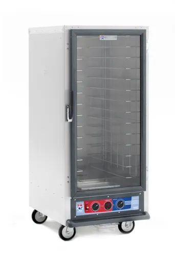 Metro C517-PFC-4A C5™ 1 Series 3/4 Height Clear Door Non-Insulated Mobile Proofing and Holding Cabinet, 120 Volts