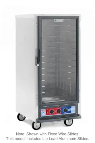 Metro C517-PFC-L C5™ 1 Series 3/4 Height Clear Door Non-Insulated Mobile Proofing and Holding Cabinet, 120 Volts