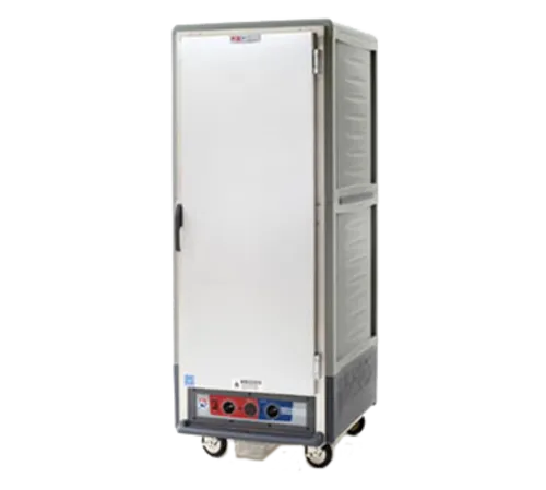 Metro C539-HLFS-4-GYA C5™ 3 Series with Grey Insulation Armour™ Full Height Solid Door Mobile Heated Holding Cabinet, 120 Volts