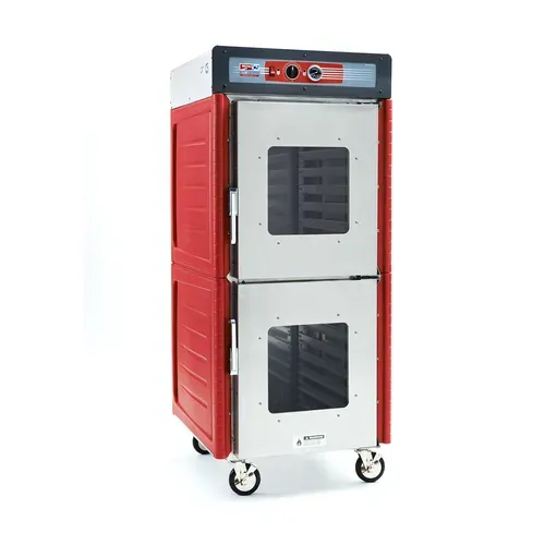 Metro Metro C549-ASDC-L C5™ 4 Series with Insulation Armour™ Plus Full Height Clear Door Mobile Heated Holding Cabinet