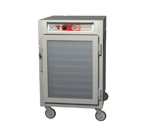 Metro C565L-SFC-LPFC C5™ 6 Series Clear Door Mobile Pass-Thru Heated Holding Cabinet, 120 Volts