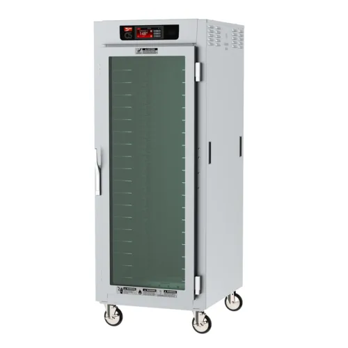 Metro C589-SFC-UPFS C5™ 8 Series Clear Door Mobile Pass-Thru Heated Holding Cabinet, 120 Volts