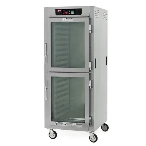 Metro C589L-SDC-LPDS C5™ 8 Series Clear Door Mobile Pass-Thru Heated Holding Cabinet, 120 Volts